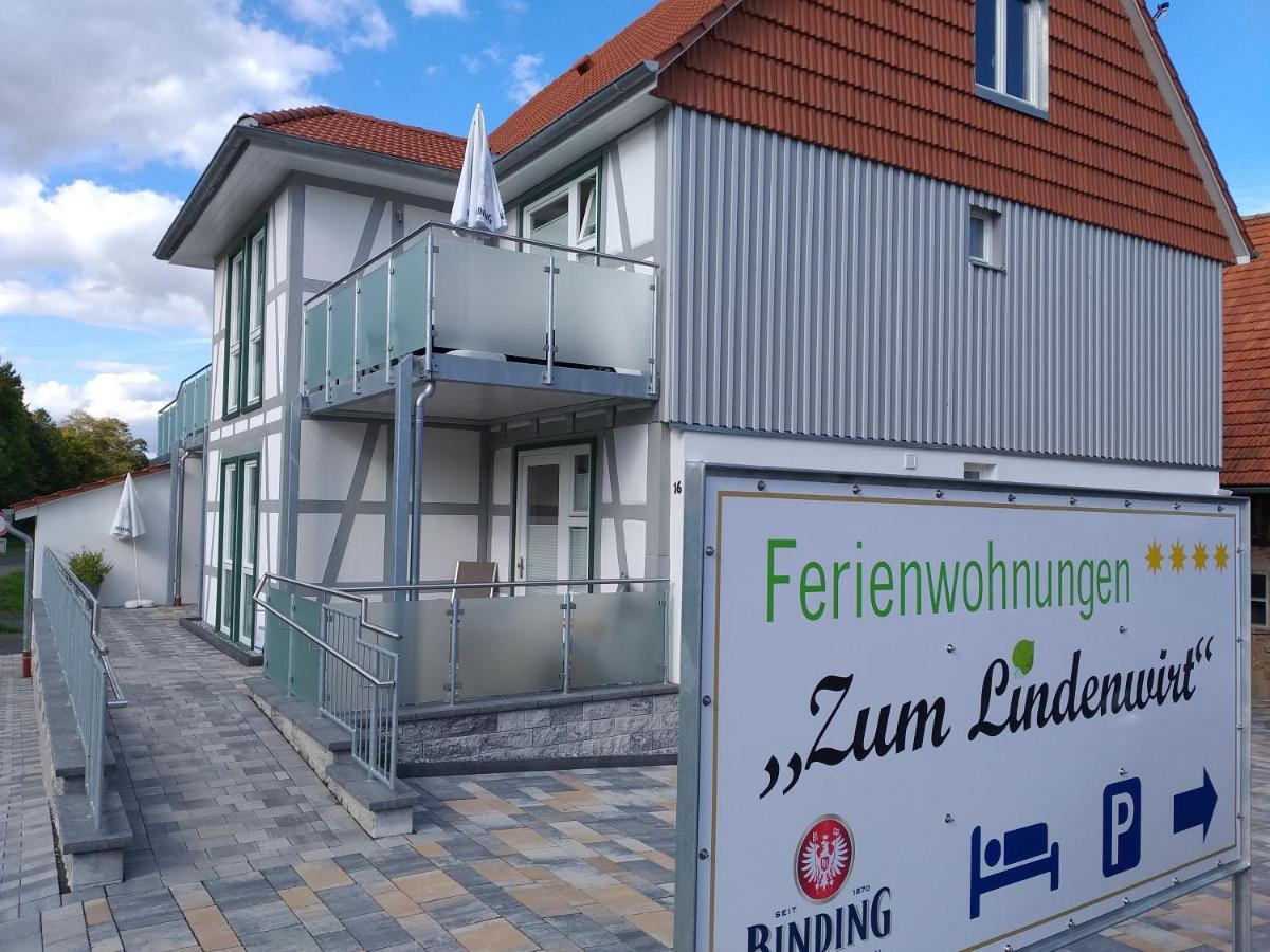 Ferienwohnungen Zum Lindenwirt Oberweser Εξωτερικό φωτογραφία