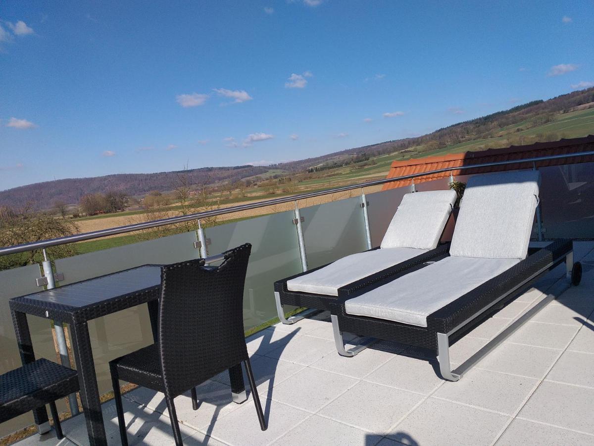 Ferienwohnungen Zum Lindenwirt Oberweser Εξωτερικό φωτογραφία